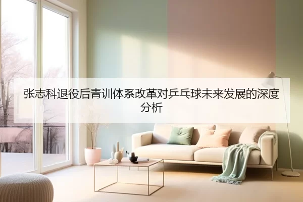 张志科退役后青训体系改革对乒乓球未来发展的深度分析